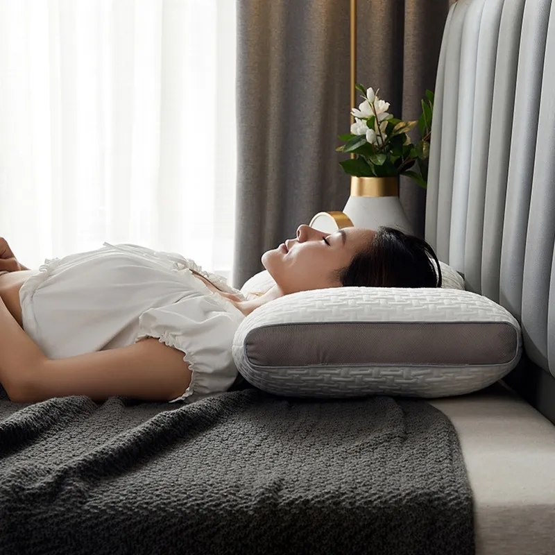 Cervical Orthopedic Memory Foam Pillow With Bamboo Cover – Neck Pain Relief, 45x74 Cm