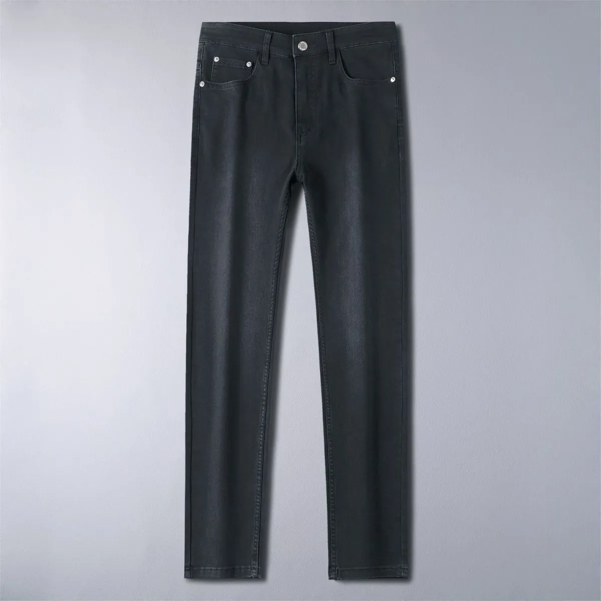 Spring haut de gamme et neuf jeans noirs pour hommes pour hommes, pantalon à la mode, pantalon élastique, P6113 # décontracté P6113 #