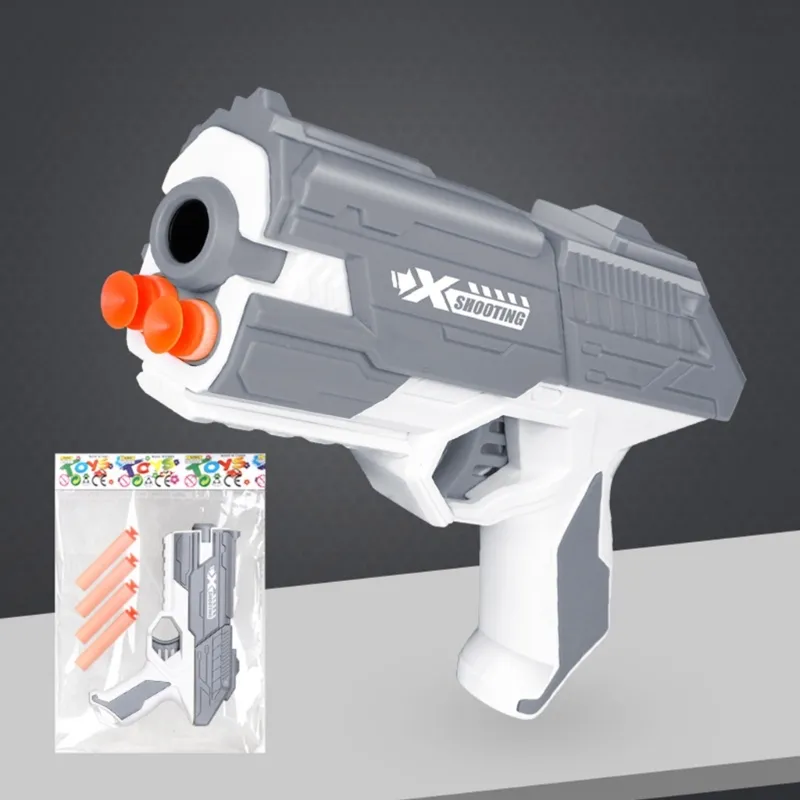 Blasters Guns Toy mit 4 Pack -Kugeln Darts für Partygeburtstagsgeschenke für 4 5 6 7 8 Jahre alte Kinder weiche Safe Bullets