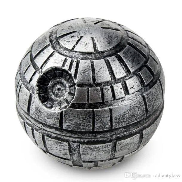 Outros acessórios para fumantes Death Star Tobacco Grinders 2 polegadas 3 camadas moedor de pokeball redonda aluminium7412673