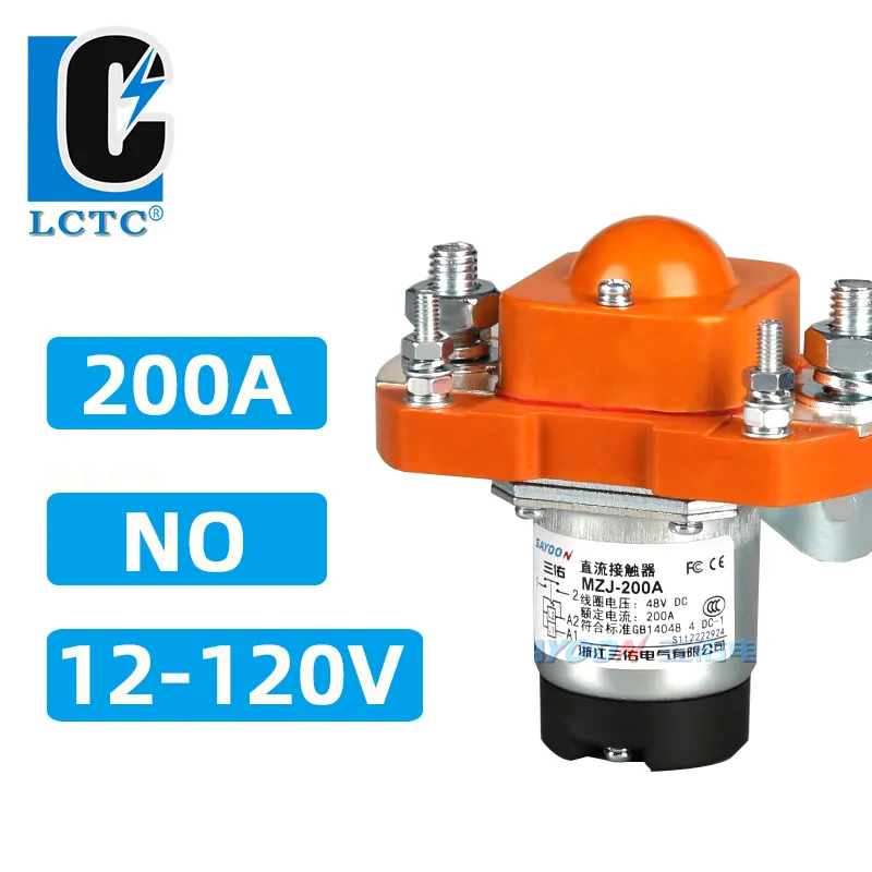 Contattore CC MZJ 50A Double Coil 6V 12V 24V 36V 48V 72V 84V 120V