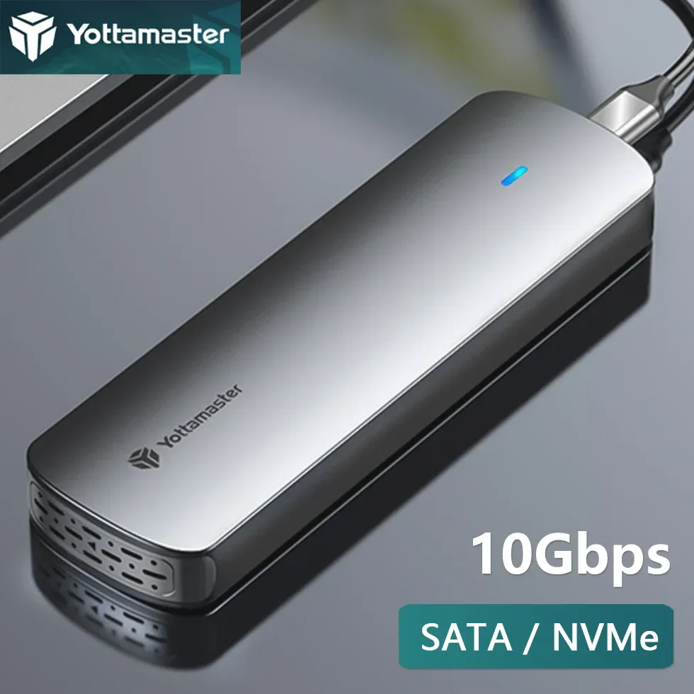 Корпус yottamaster M.2 ngff nvme ssd корпус M2 SATA Внешний чехол для жесткого диска.