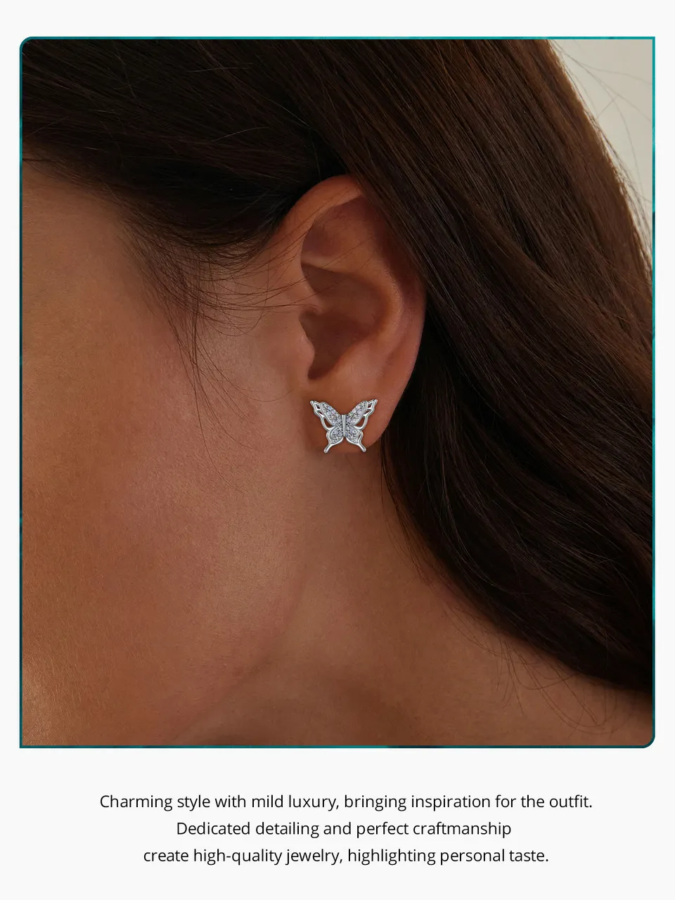 JIALY European Pave AAA CZ S925 Sterling Silver Hoop Earrings For Women Jewelry