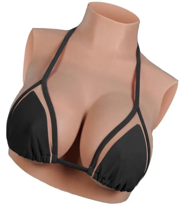 Siliconen borstplaat vorm zijden katoen gevulde aanraking zachte borstplaten vormen voor crossdresser drag queen transgender cosplay borst3757836