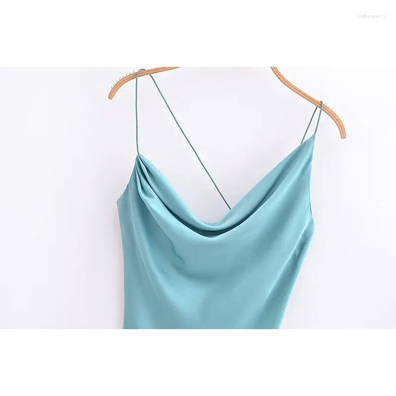 light blue backless mini dress Light Blue Floral Backless Mini Dress – Gabi Swimwear main image 0