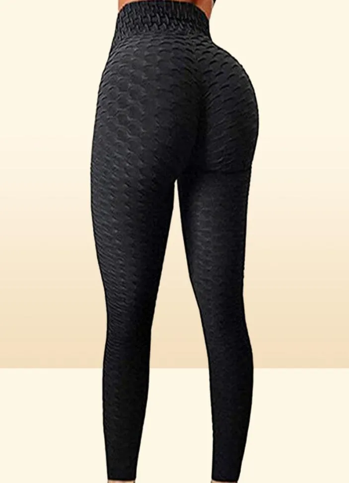 Push Up Leggings Women039s Abbigliamento Anti Cellulite Legging Fitness Legin nere Legins sexy Legins High Waist Allenamento Plus size Jeggi2675834