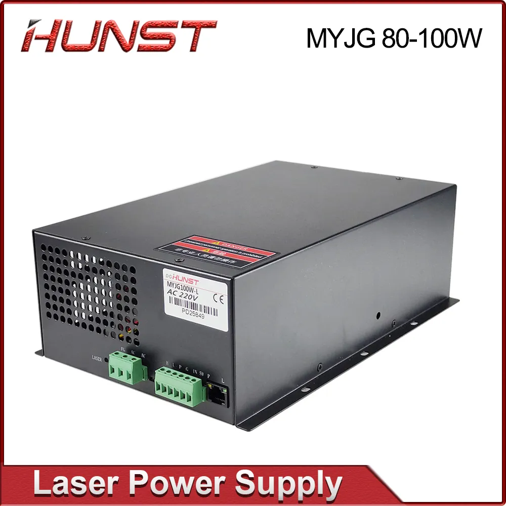 Cloudray MYJG-100W 220V CO2 Laser Power Supply For Engraving & Cutting Machines - 100W, Force-Air Cooling