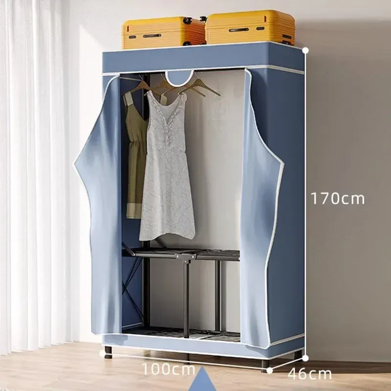 Portable Closets: Freestanding Garment Organizer With Shelves