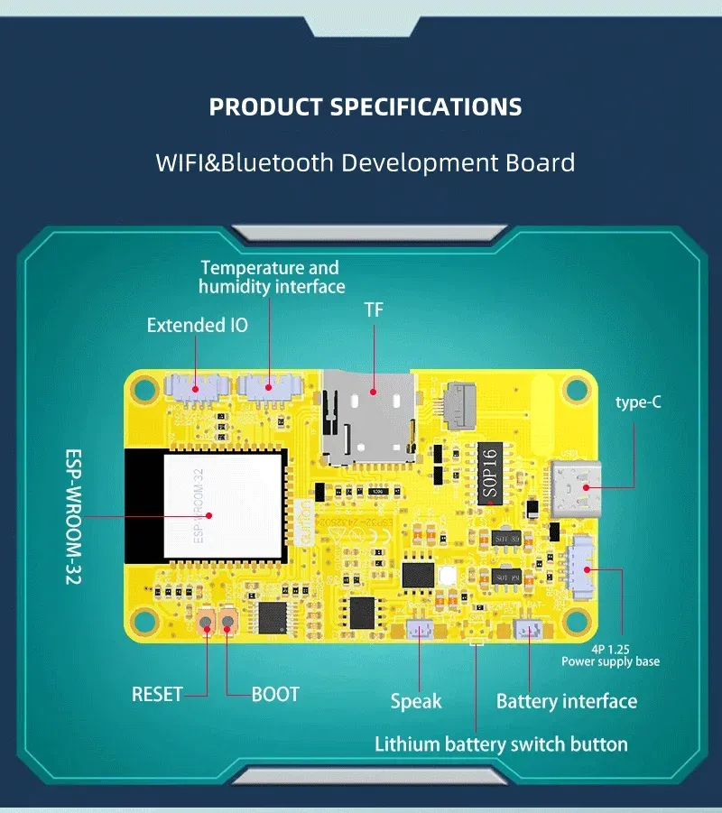 ESP32 Arduino LVGL WiFi & Bluetooth Development Board 2.4-inch 240x320 ...