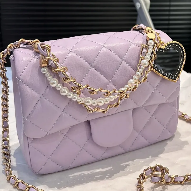 Elegant Flap Shoulder Bag Genuine Leather Crossbody, Classic Chain  Handbag, Designer Style Women's Purse Wallet High Quality