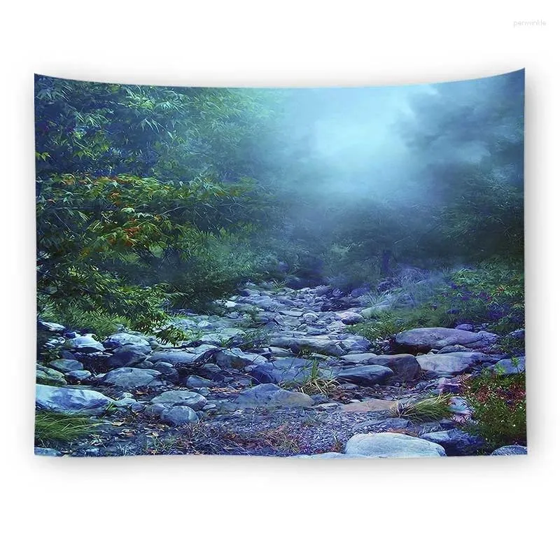 Tapestries Forest Landscape Tapestry Mandala Wall Papers Home Decor Room Room Art