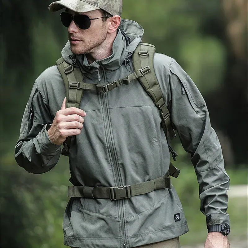 Winter Military Cargo Jackets for Men: Waterproof Fleece-Lined