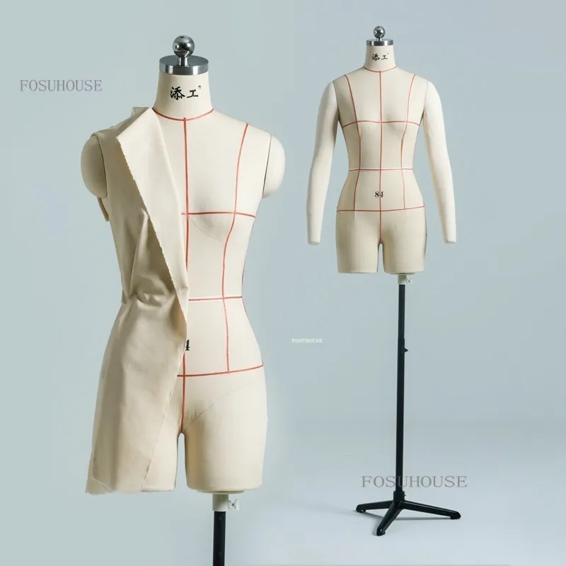 Simple Sewing Tailor Mannequin Linen Upper-Body Dress Form for Women with  Wheels Base from Dhgate Other Arts and Crafts - price 460.39