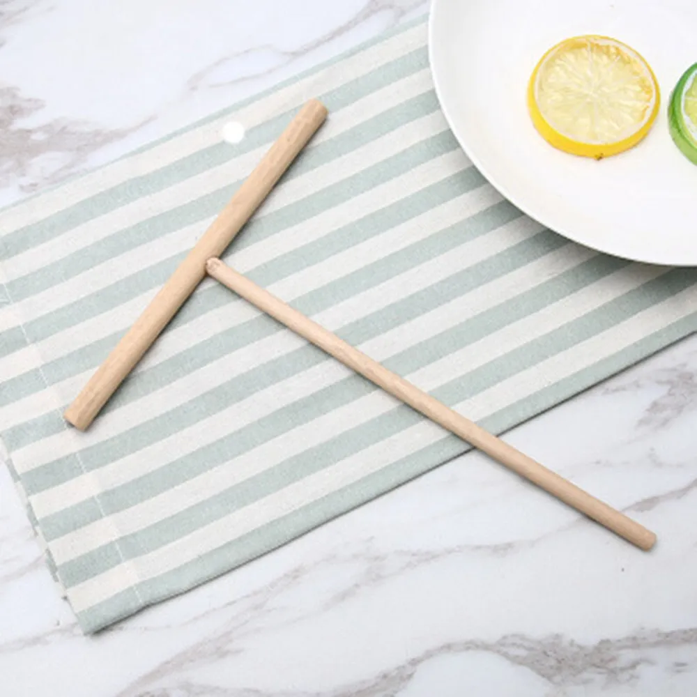 Lot De 3 Spatules En Bois En Forme De T Pour Crêpes - Épandeur Pâte à Crêpes, Pancakes, Outil De Cuisine Durable