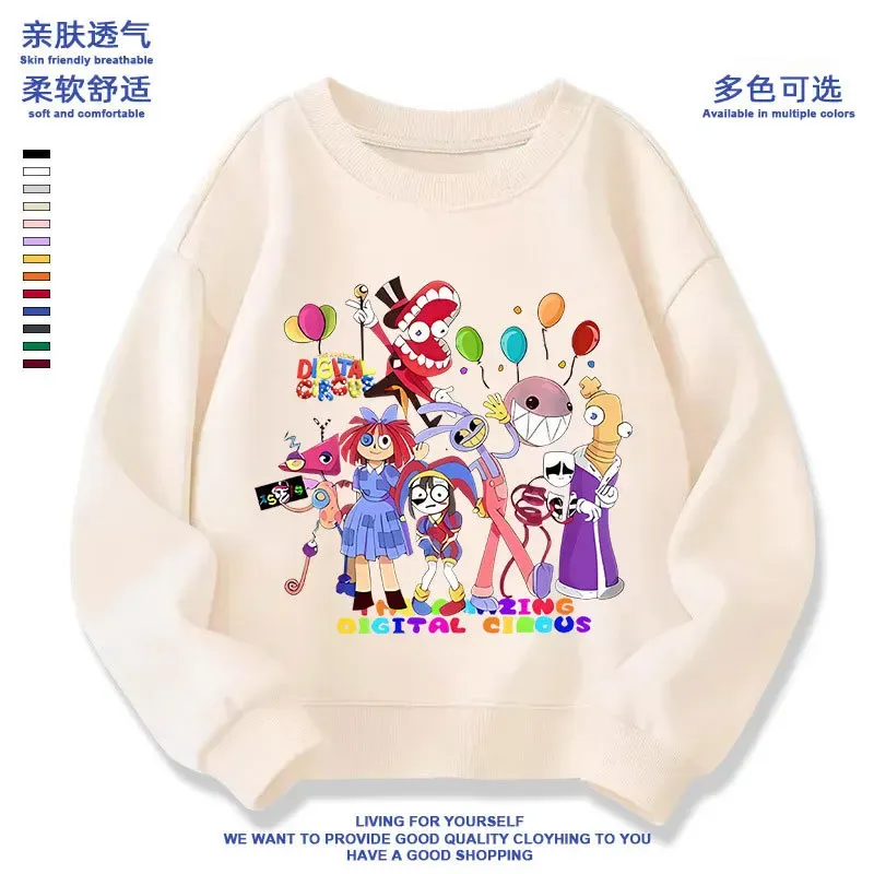 憧れ Circus Digital Print sweatshirts Pullover Casual Boys' Boys