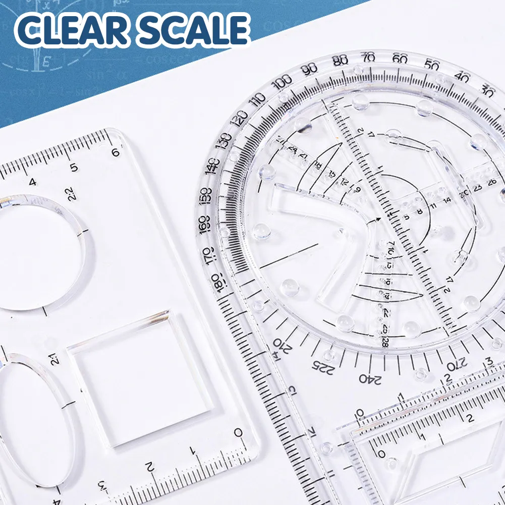 Wholesale Multifunctional Geometric Ruler Mathematical Geometry ...