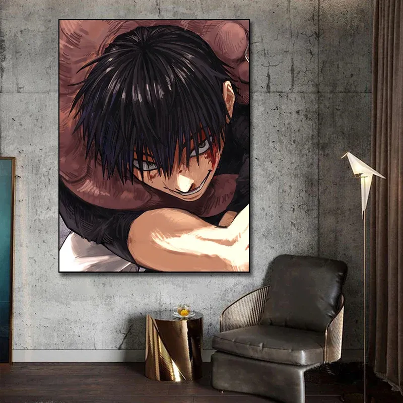 Toji Fushiguro Leinwand-Poster 50x75cm - Anime Dekoration Für Zimmer & Büro