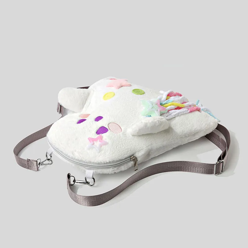 aesthetic mini backpacks PEXIZUAN kawaii backpack girl school bag waterproof nylon with kawaii pendant cute pin backpack(pink) : Clothing, Shoes & Jewelry Puffy Mini Backpack | Brown