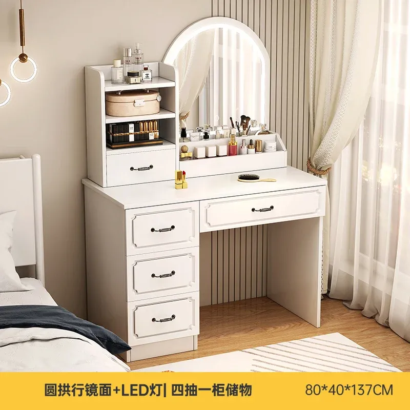 korean style dressing table with Drawers Wooden Makeup Stool and Mirror 15.7 × 15.7 × 15.7 in Bedroom Furniture from Dhgate Other Furniture cute korean style aesthetic study table
