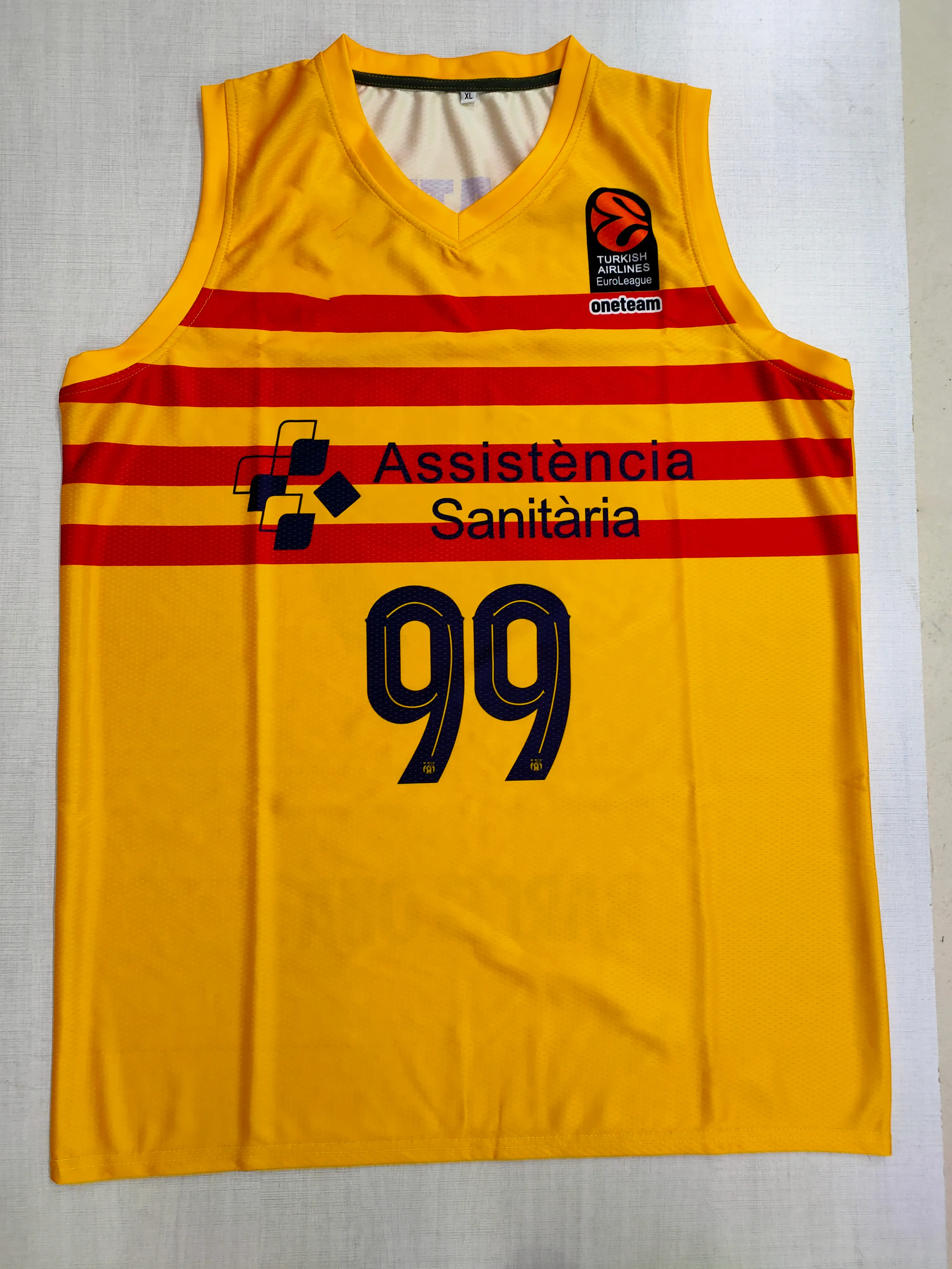 2023-24 Away Uniform #99 Calathes Vintage Basketball Jersey 이름과 번호로 맞춤화