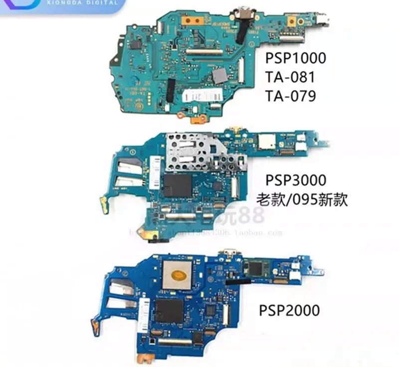 Accessoires 100% origineel moederbord voor PSP1000 PSP2000 PSP3000 095 Nieuwe versie Vervanging PCB -kaart voor PSP -serie