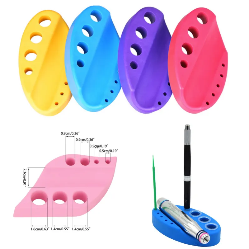 tampa de silicone tatuagem tatuagem de tatuagem copo de copo de pigmento Tatu Pen Stand Stand para acessórios de máquina de tatuagem