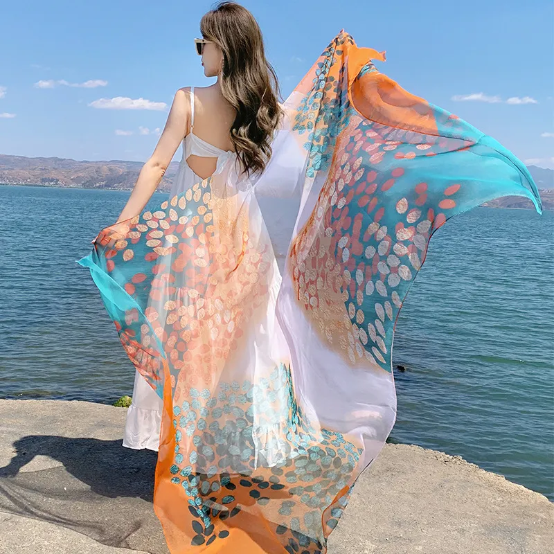 blue dress for baby girl Tie-Dye Diamond Sarong Wrap main image 0