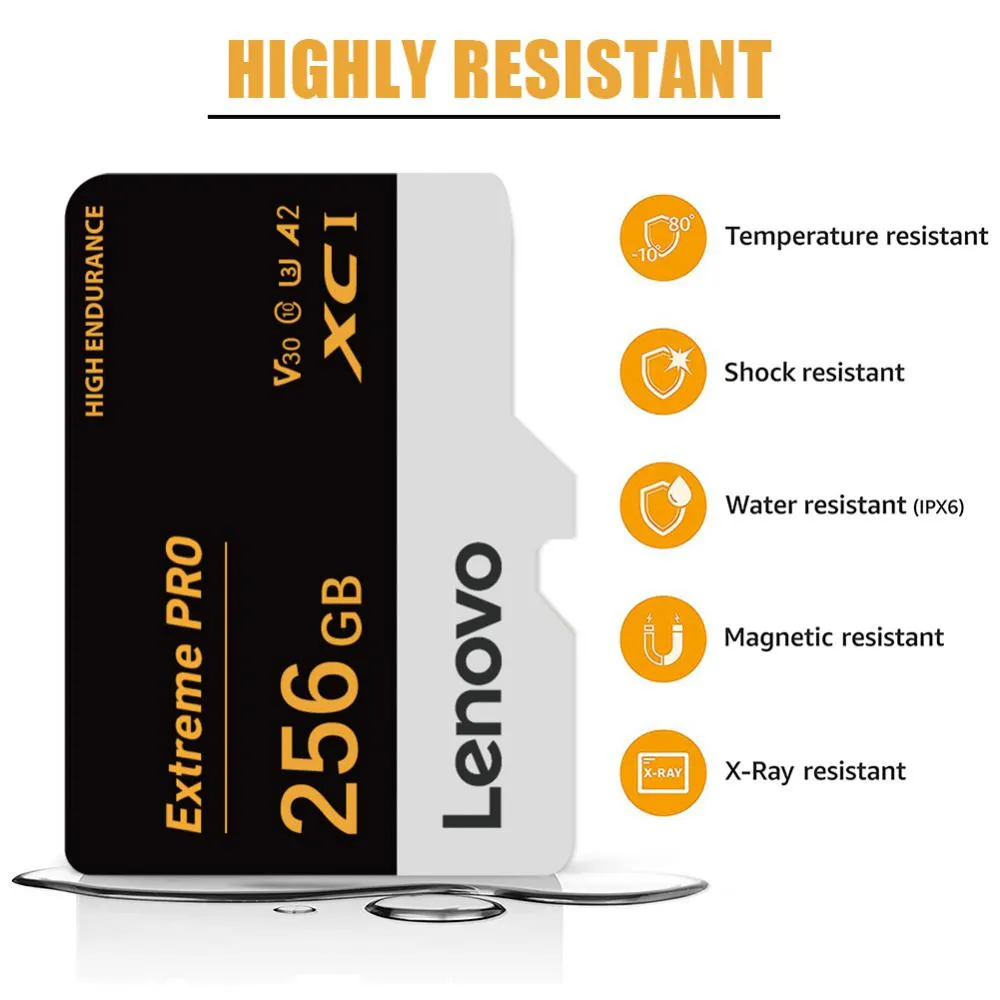 Lenovo Waterproof Micro TF Insta360 X3 Memory Card 2TB To 128GB Capacity For Kodak And Nintendo