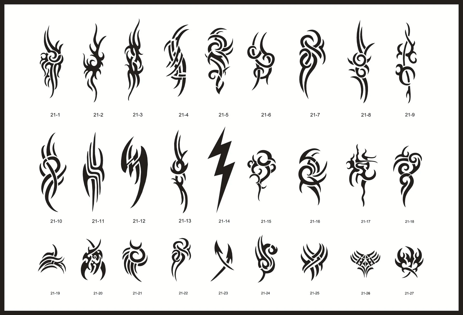 professional-reusable-temporary-tribal-tattoo-template-exquisite-and-durable-pvc-body-painting-for-adults for Free Printable Tattoo Stencils Designs Pdf Professional Reusable Temporary tribal tattoo template - Exquisite and Durable PVC Body Painting for Adults for Free Printable Tattoo Stencils Designs Pdf