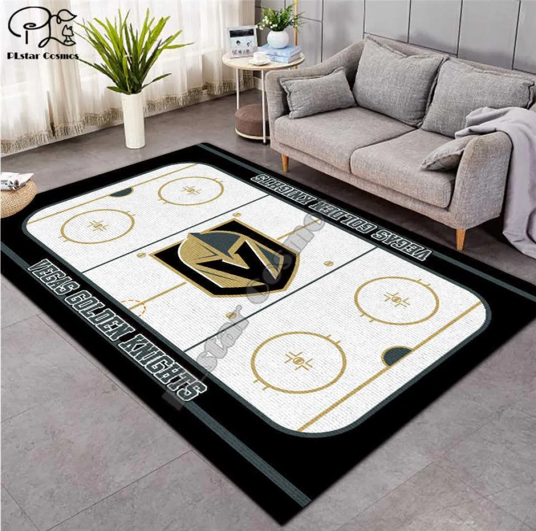 ice hockey carpet AntiSkid Area Floor Mat 3D Rug Nonslip Mat Dining Room Living Room Soft Bedroom Mat Carpet style01 2107279579625