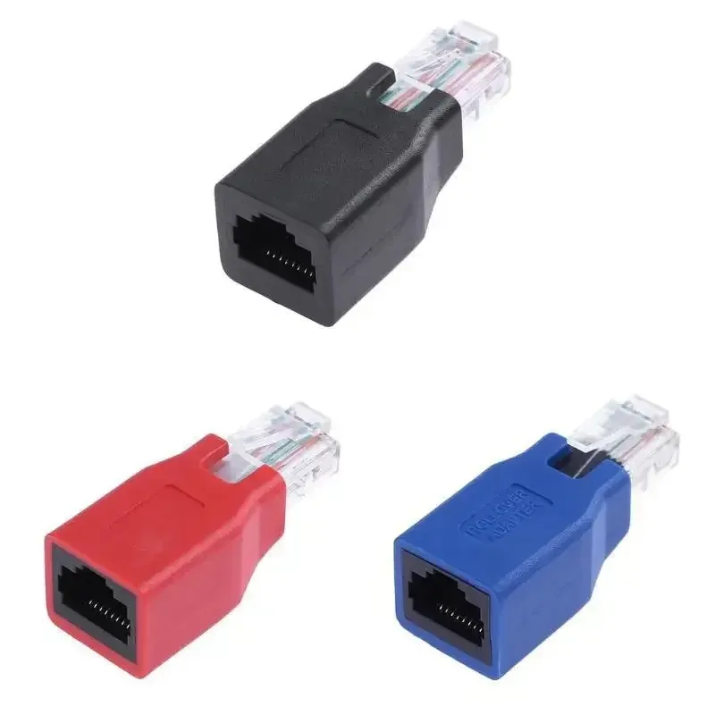 RJ45 Mâle à femelle CAT6 CONNECTEUR LAN LAN ETHERNET Adaptateur d'extension du réseau pour les routeurs / hubs / réseau RJ45 Connexions