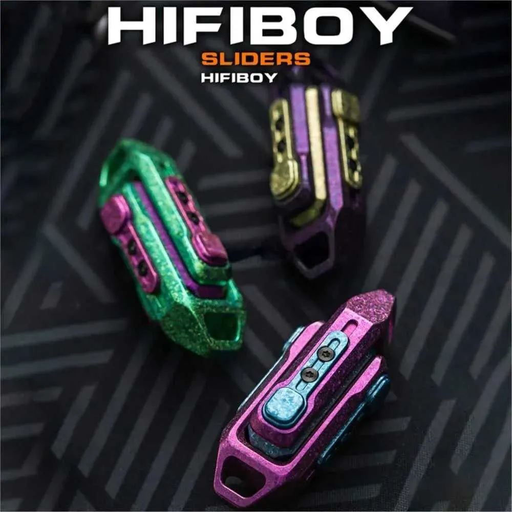 Wuw8 Toy Wanwu EDC Hifiboy Cristal Ice Wanwu Titanium Magnético Push Double Push Slider