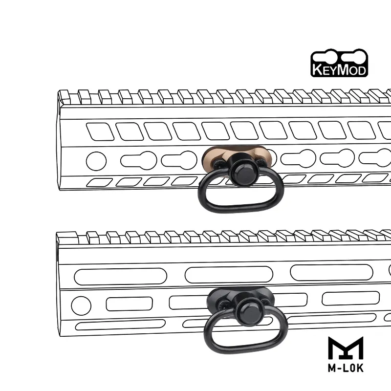 Adaptateur de rail de rail de rail de rail de rail de rail M-LOK KEYMOD BCM BCM QD