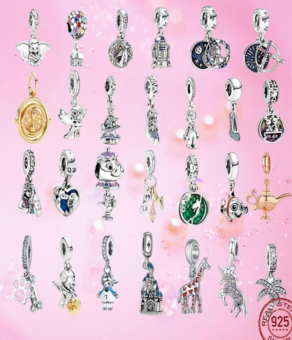 925 Silver Charm Bead Fit Ra Charms Bracelet Princess Animal Series House Charmes Ciondoli DIY Fine Beads Jewelry9340639