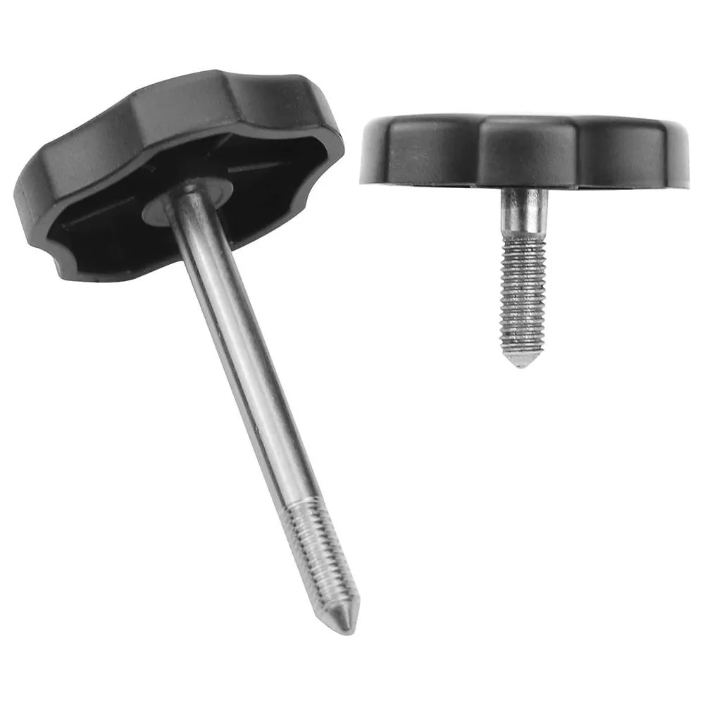 6Pcs Soft Top Window Frame Door Surround Knob Pin Screw Long/short Bolt Set with Pin Compatible for 2007-2018 Jeep Wrangler JK 4