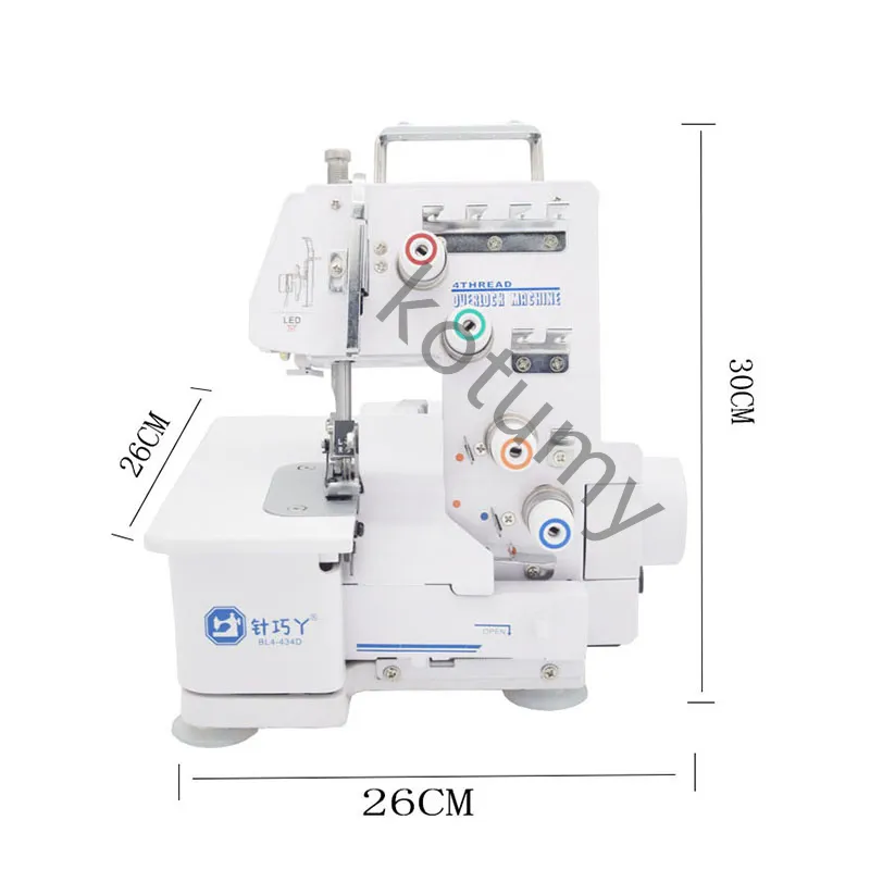 Four-line Overlock Sewing Machine Portable Overlock Machine Electric 4-Line Sewing Machine