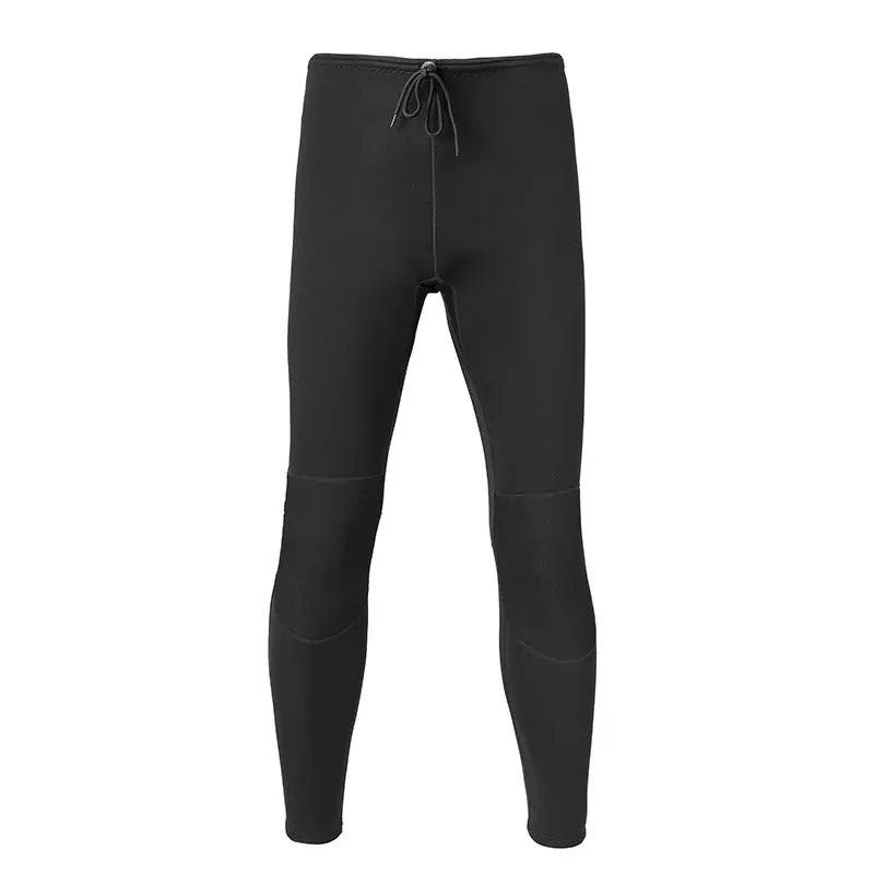 Pantalon de combinaison de combinaison longue avec une corde de tirage de 1,5 mm Néoprène Men de surf sur Keep Warm Diving Leggings pour plongée sur la plongée en plongée sur la plongée