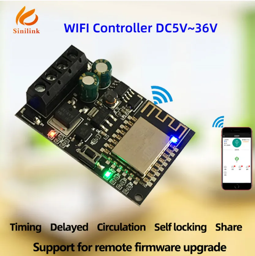 Sinilink APP XY-WFMS ESP-12F WIFI remote desk top app Module