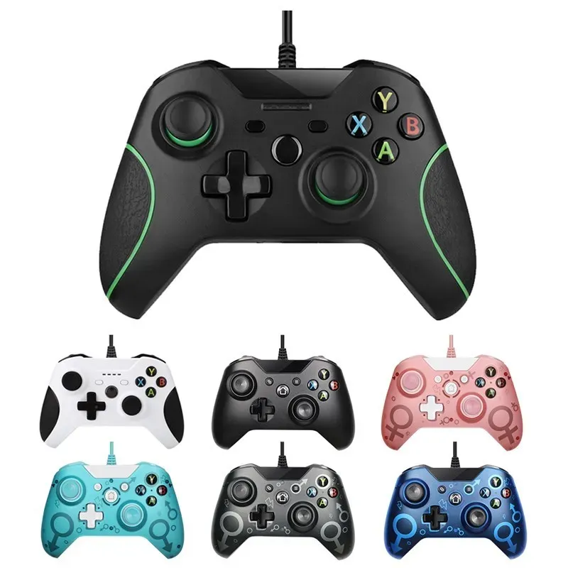 GamePads Controlador de Wired USB Controlador para Microsoft Xbox One Gamepad para Xbox One Slim PC Windows Mando para Xbox One Joystick