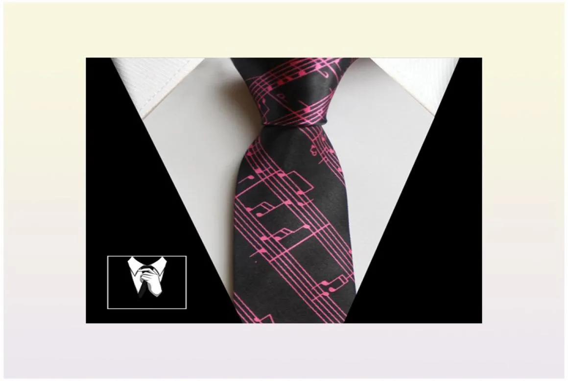 Fashion Slim Tie Music Piano Student Neck Tie Ties Gifts For Men Butterfly Shirt Music Tie4846707