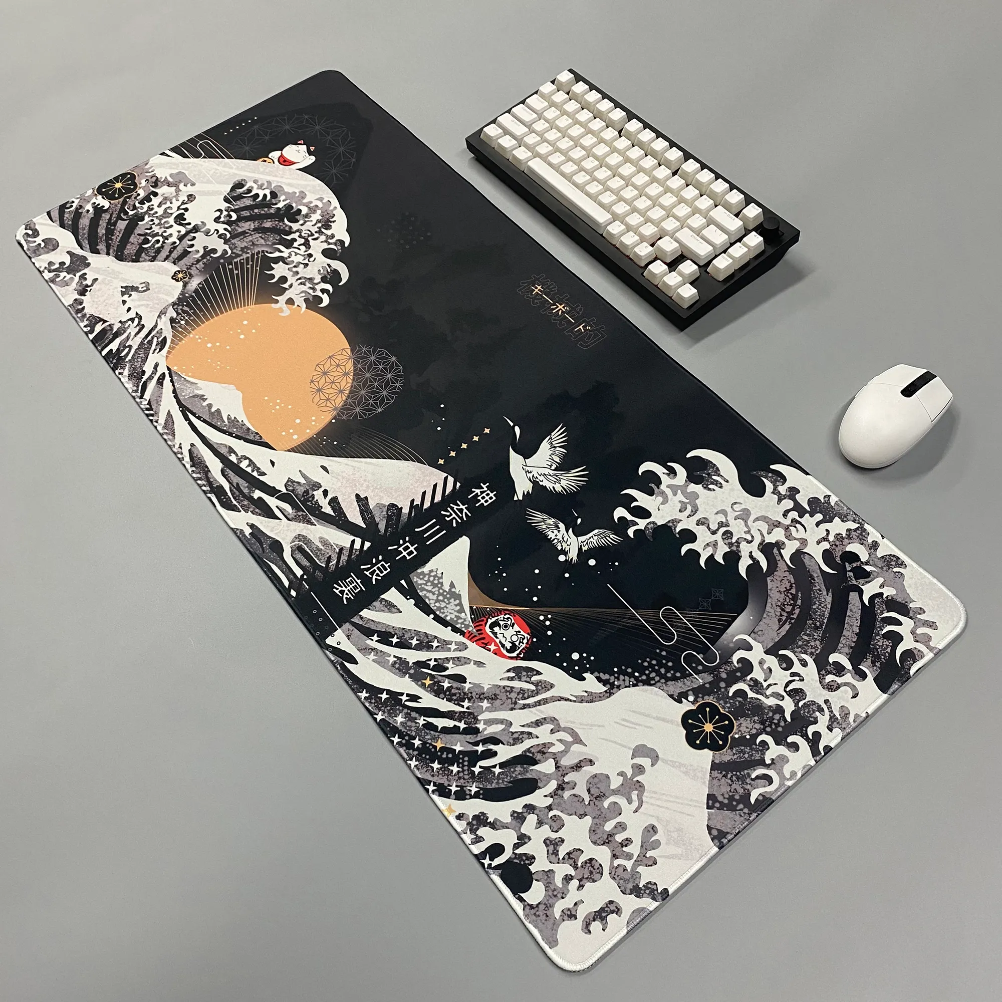 D5 Computer Mat Gaming Desk Mat Large HD Print Mouse Pad, Non Slip Rubber Base ...