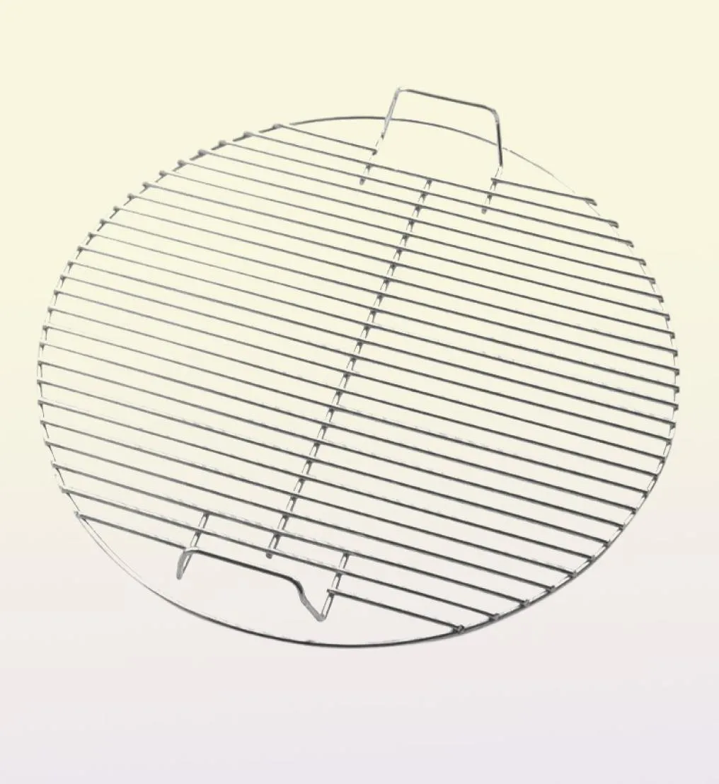 Tools Accessories 41CM BBQ Grate Round Barbecue Grilled Mesh Cooking Kitchen Tool Stainless Steel Bold7050788