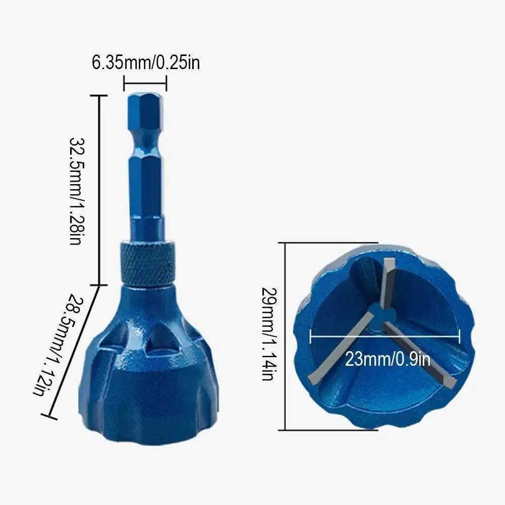 Universal Deburring Tungsten Steel Chamfer Thread Trimmer Remove Burr ...