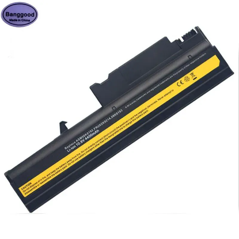 Batteria per IBM ThinkPad T43p T43P-2668 T43-1876 T43 2668 6600mAh 10