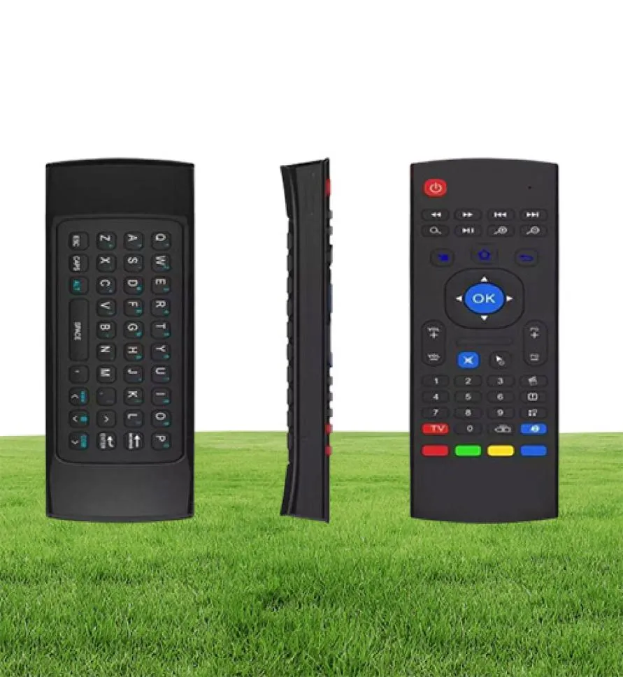 1PCS MX3 X3 T2 없음 마이크 미니 미니 24GHz 무선 자이로스코프 키보드 에어 마우스 원격 gyroscope for STB Android TV Box2901592