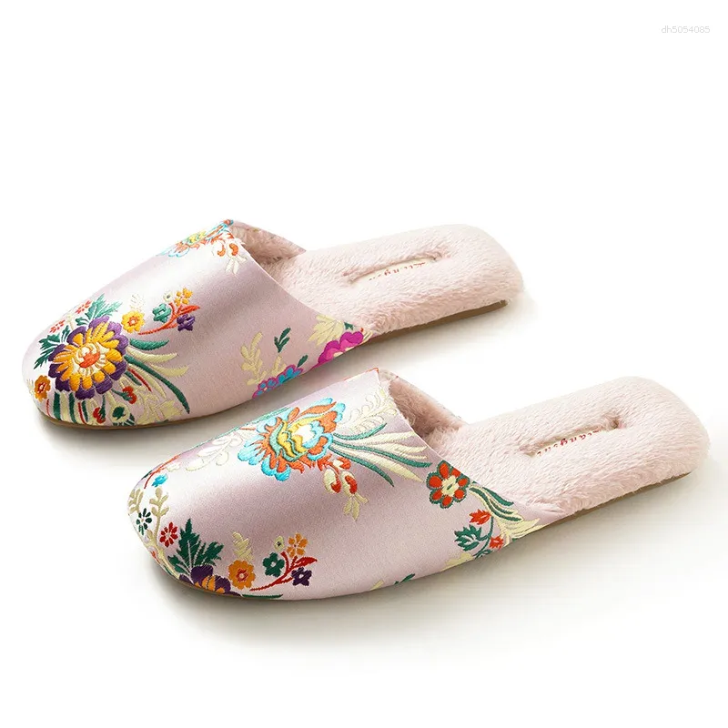 Slippers Autumn And Winter Chinese Style Plush Mens Home