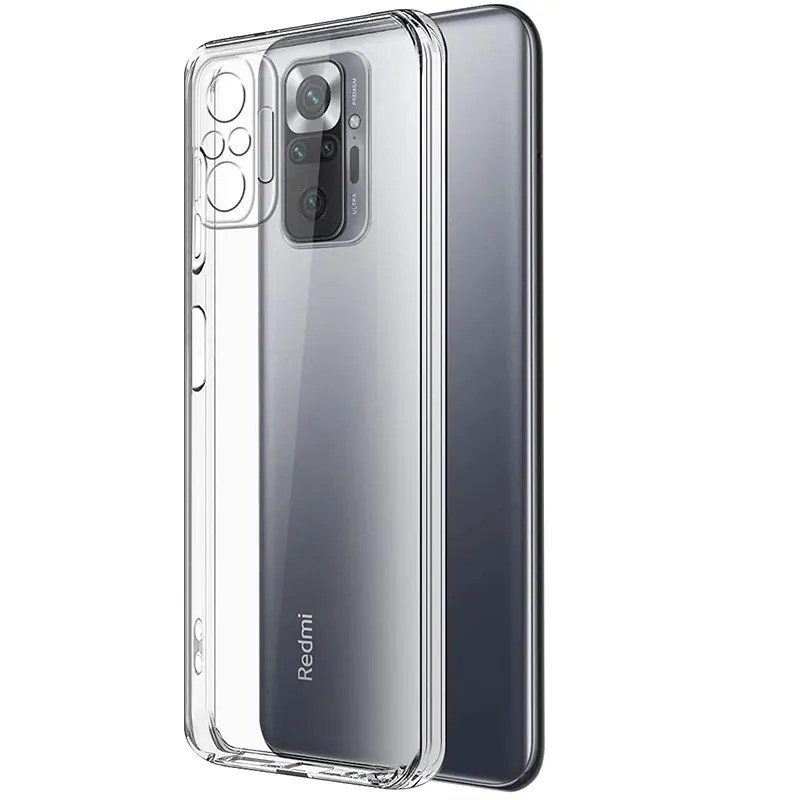 Ultra Thin Silicone Clear Soft Case for Xiaomi Redmi Note 10 Pro