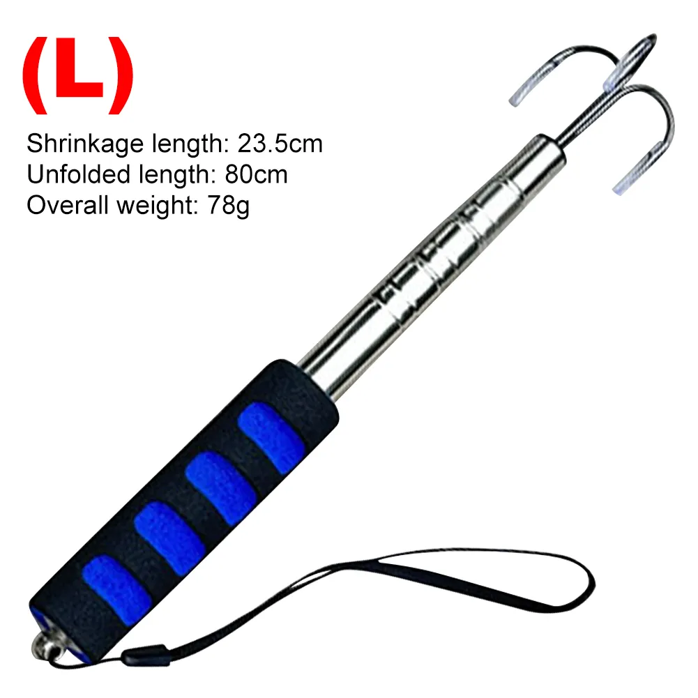 Telescopic Fishing Gaff Retractable Hand Tool with EVA Handle and ...