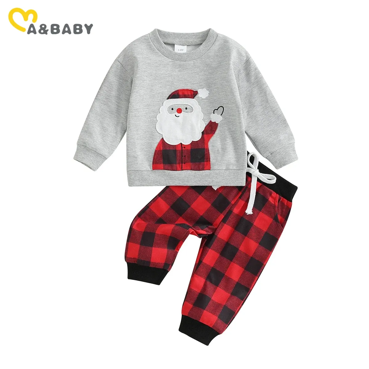 ズボンmababy 3m3yクリスマス男の子の女の子の服セット