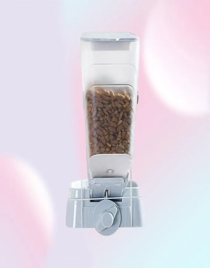 Cat Bowls Feeders Automatic Pet Cage Hanging Feeder Water Bottle Food Container Dispenser Bowl For Puppy Cats Feeding Product4614493